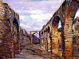 Joseph Kleitsch Ruins, San Juan Capistrano painting
